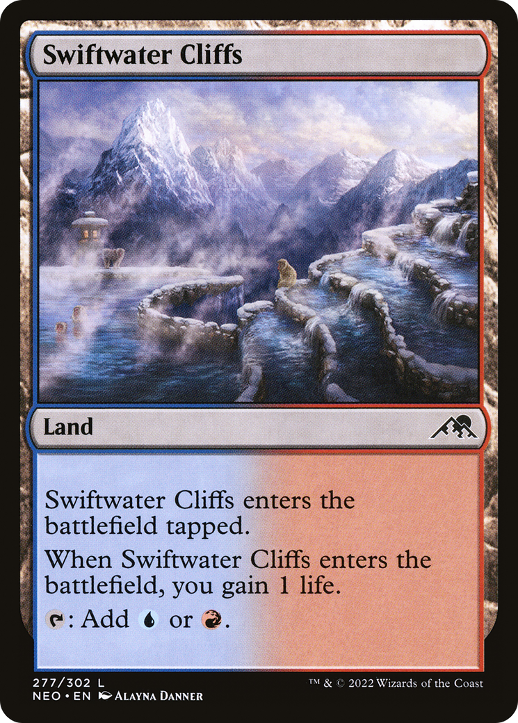 Swiftwater Cliffs [Kamigawa: Neon Dynasty] | Grognard Games