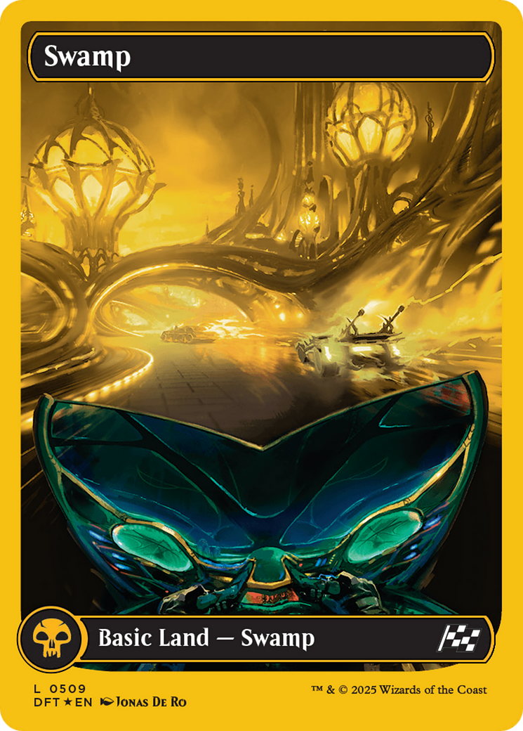 Swamp (0509) (First-Place Foil) [Aetherdrift] | Grognard Games