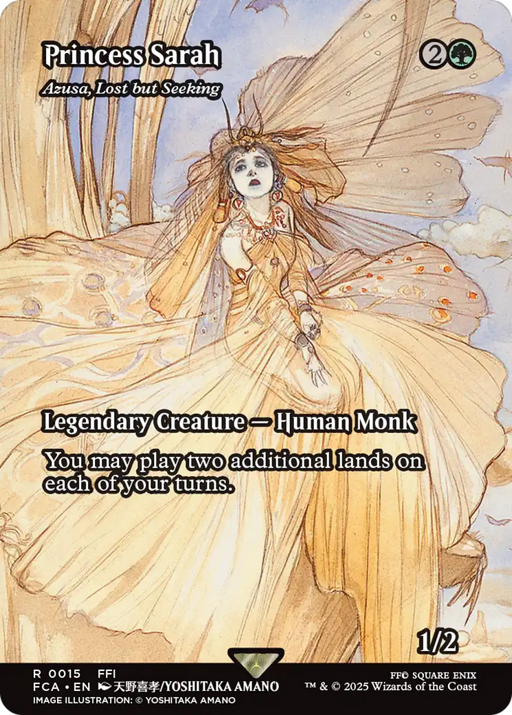Princess Sarah - Azusa, Lost but Seeking (Showcase) (FCA-015) - FINAL FANTASY: Through the Ages Foil | Grognard Games