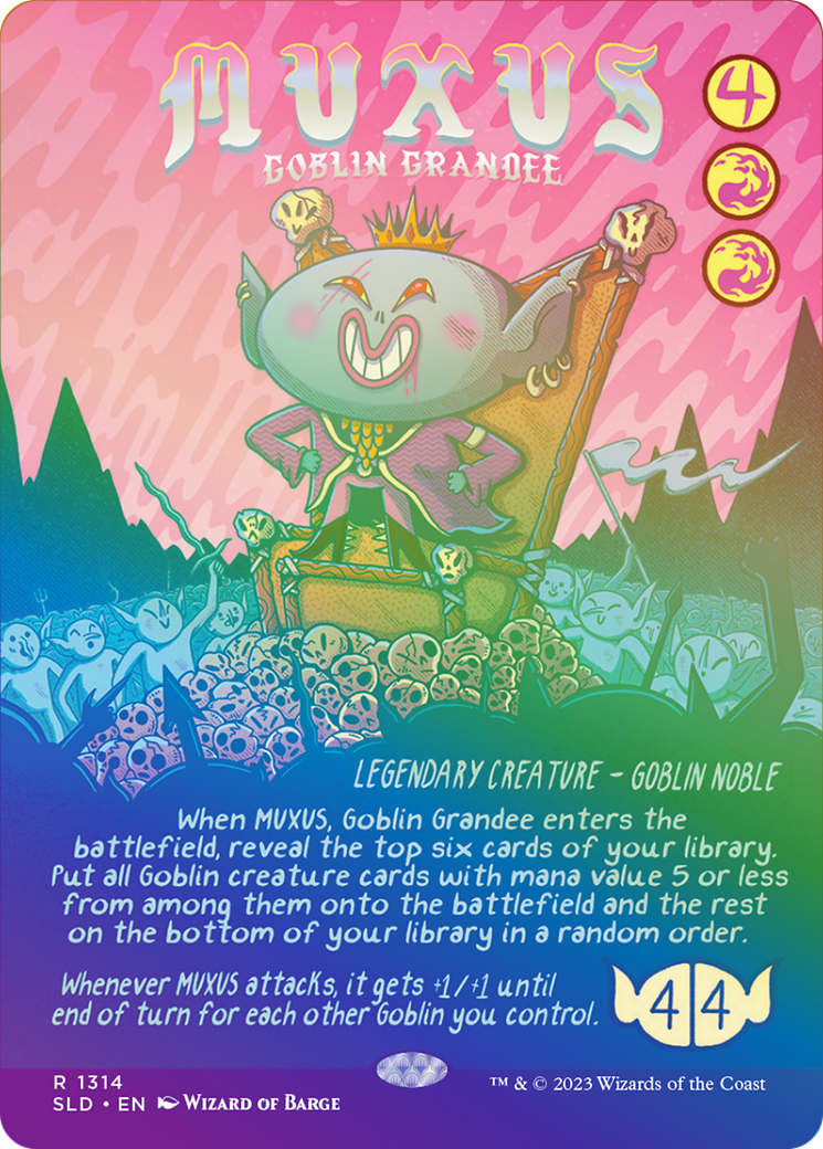 Muxus, Goblin Grandee (Rainbow Foil) [Secret Lair Drop Series] | Grognard Games