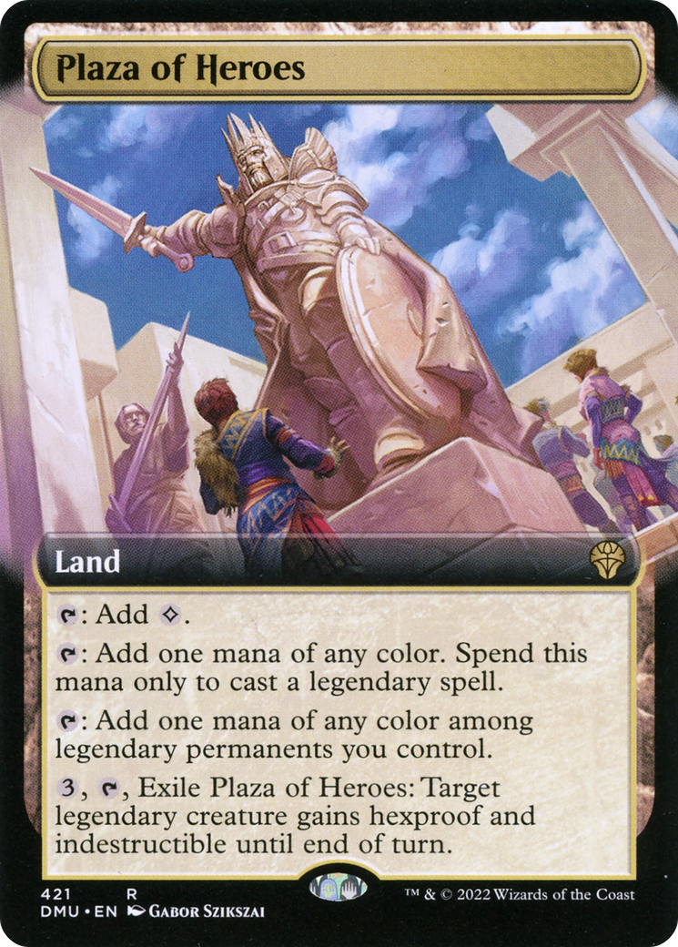 Plaza of Heroes (Extended Art) [Dominaria United] | Grognard Games