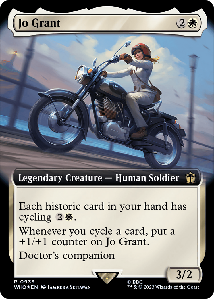 Jo Grant (Extended Art) (Surge Foil) [Doctor Who] | Grognard Games