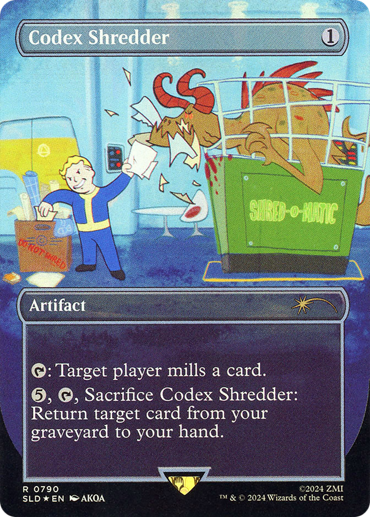 Codex Shredder (Rainbow Foil) [Secret Lair Drop Series] | Grognard Games
