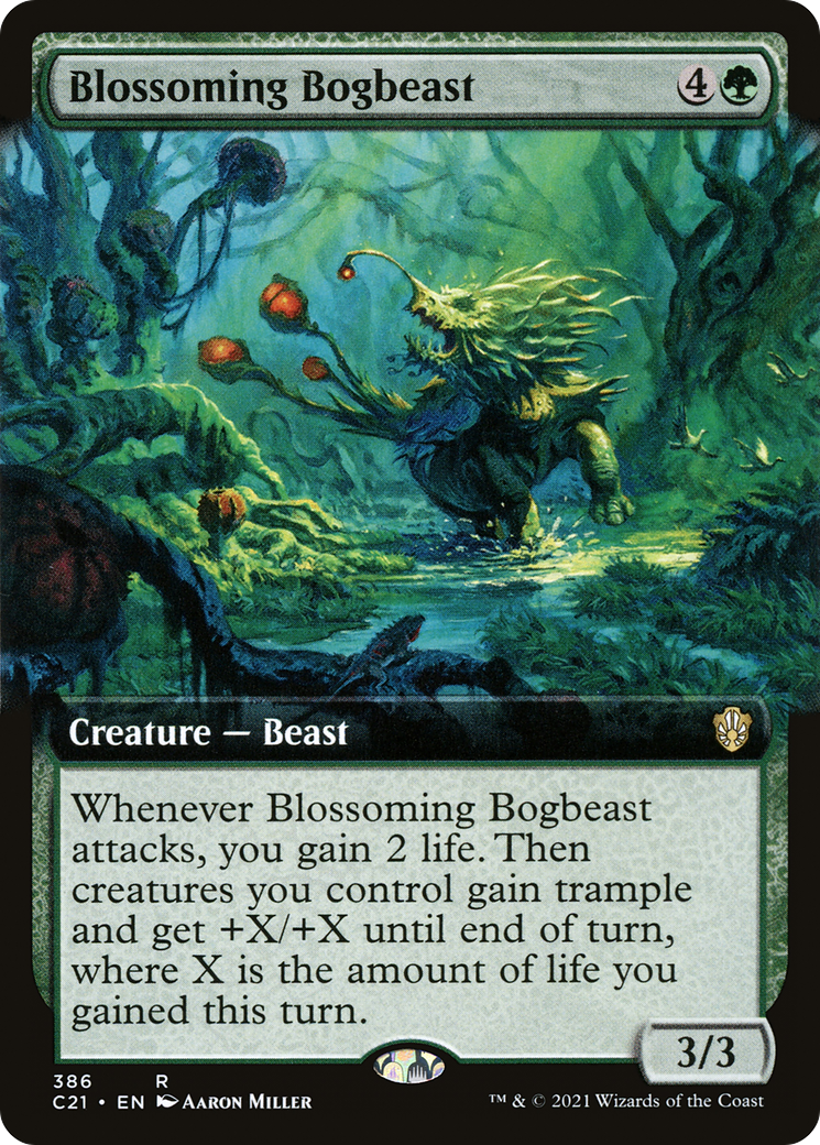 Blossoming Bogbeast (Extended) [Commander 2021] | Grognard Games