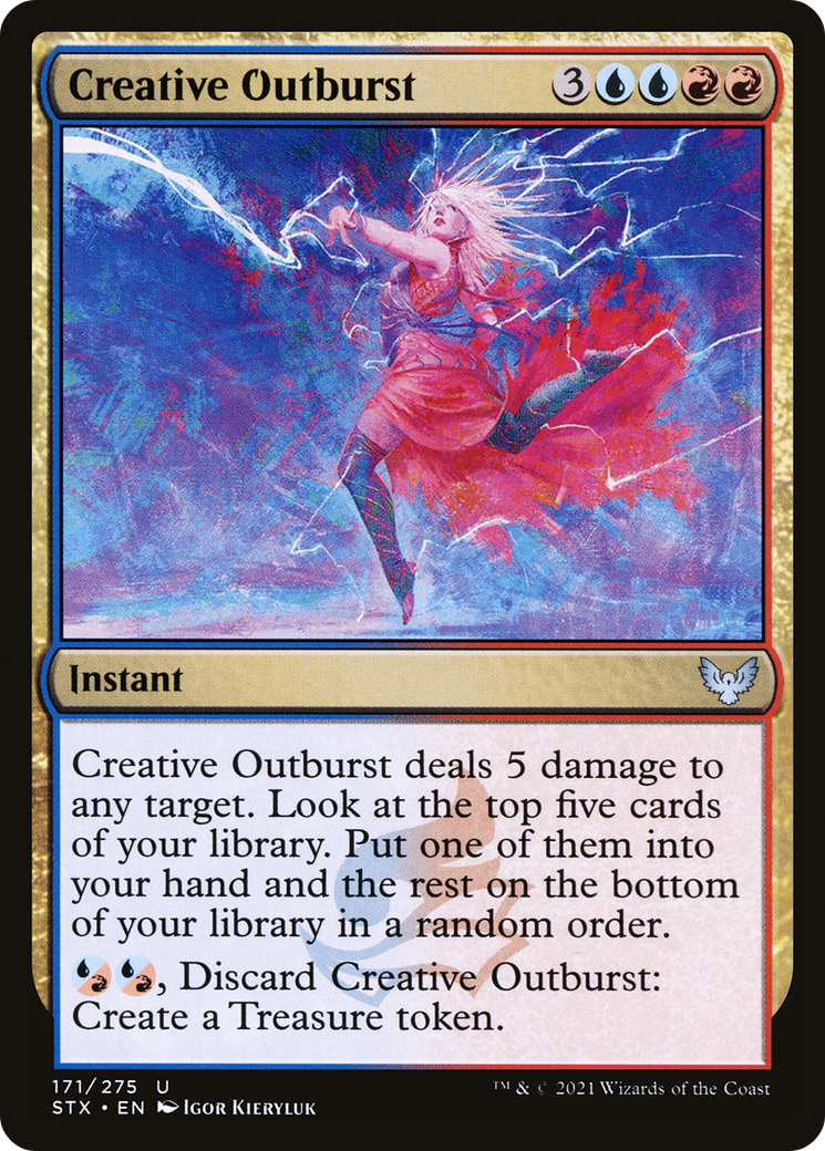 Creative Outburst [Strixhaven: School of Mages] | Grognard Games