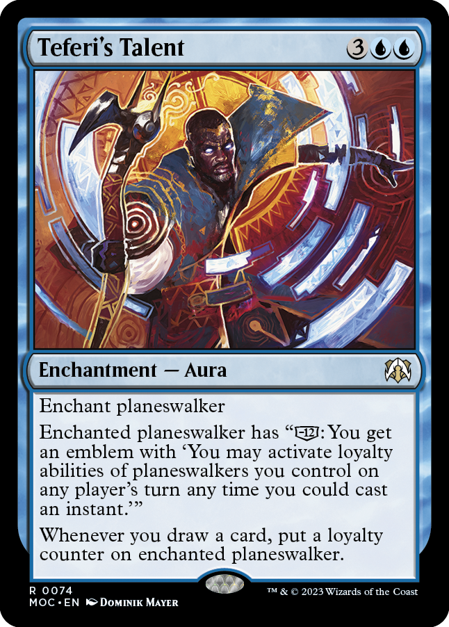 Teferi's Talent [March of the Machine Commander] | Grognard Games