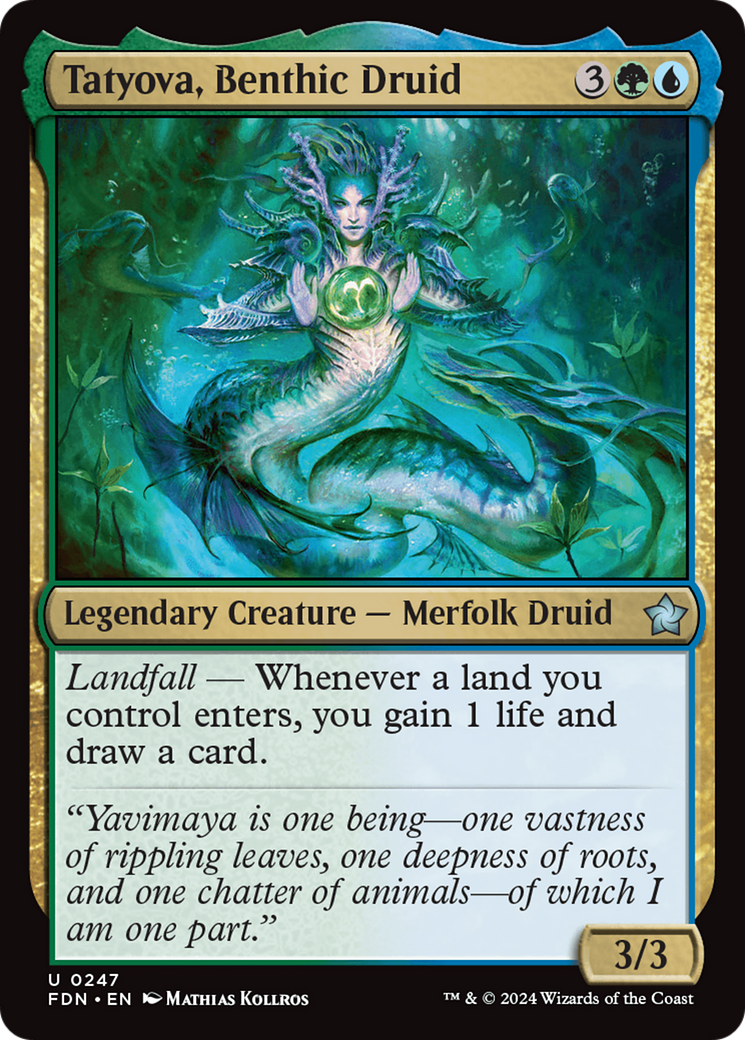 Tatyova, Benthic Druid [Foundations] | Grognard Games