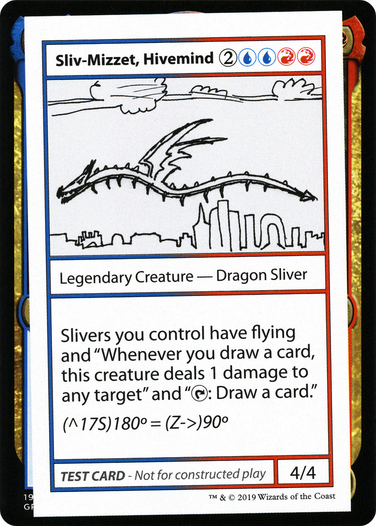 Sliv-Mizzet, Hivemind (2021 Edition) [Mystery Booster Playtest Cards] | Grognard Games