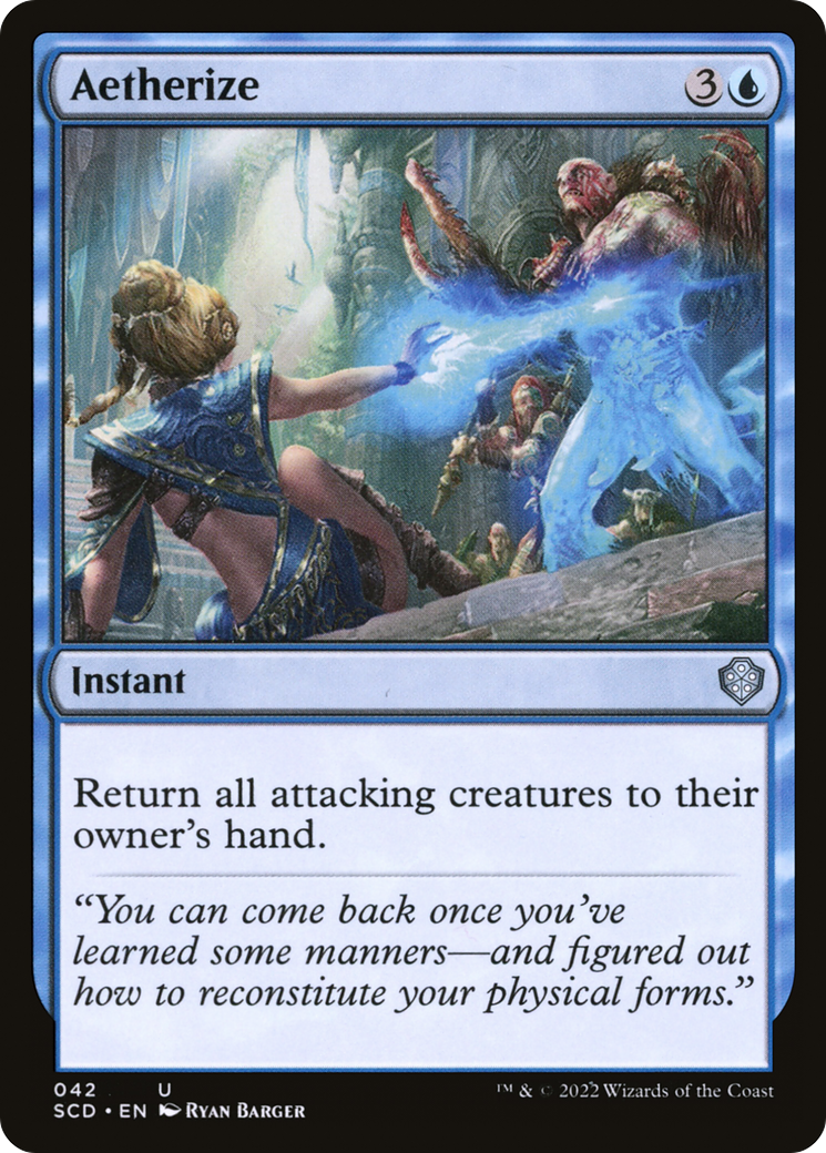 Aetherize [Starter Commander Decks] | Grognard Games