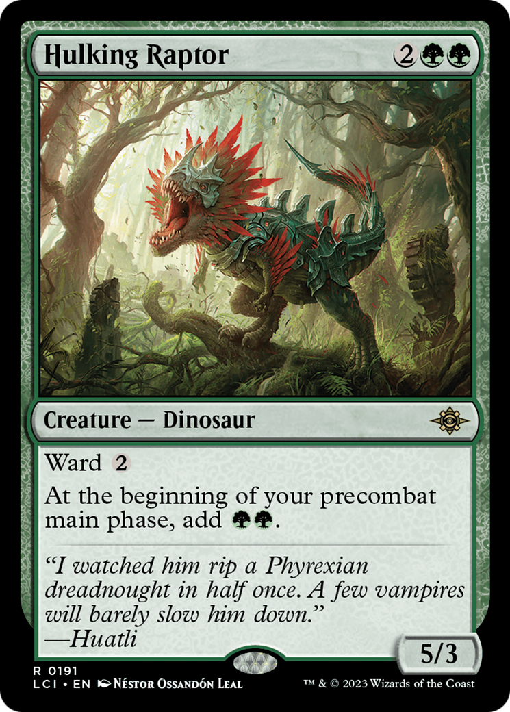 Hulking Raptor [The Lost Caverns of Ixalan] | Grognard Games