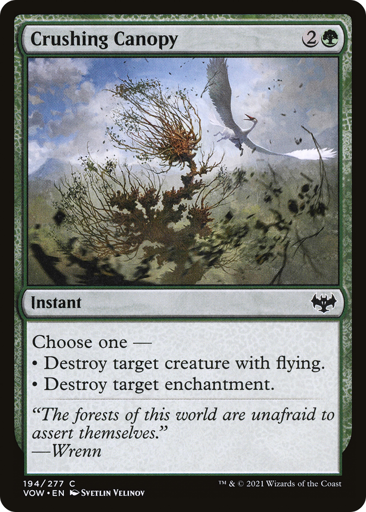 Crushing Canopy [Innistrad: Crimson Vow] | Grognard Games