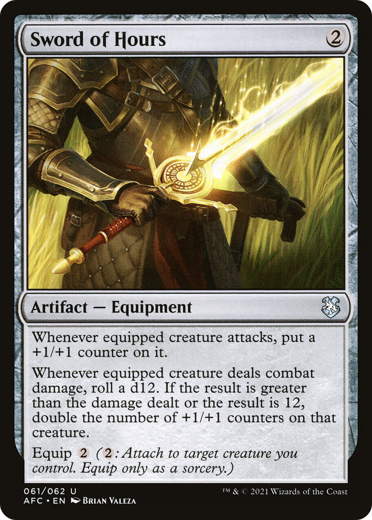 Sword of Hours [Dungeons & Dragons: Adventures in the Forgotten Realms Commander] | Grognard Games