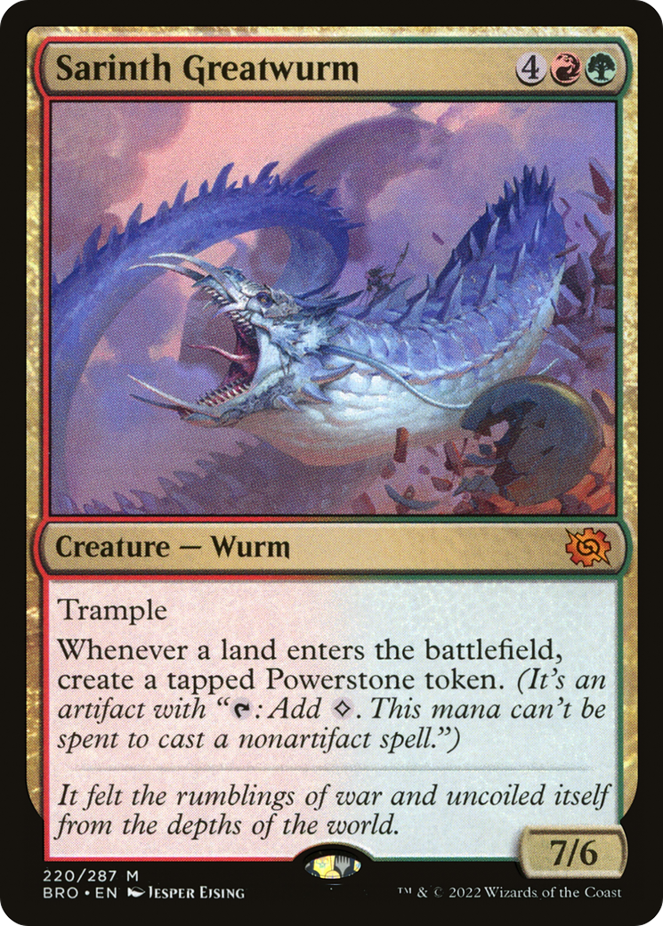 Sarinth Greatwurm [The Brothers' War] | Grognard Games