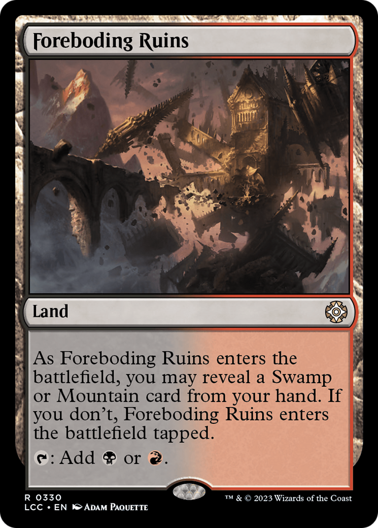 Foreboding Ruins [The Lost Caverns of Ixalan Commander] | Grognard Games