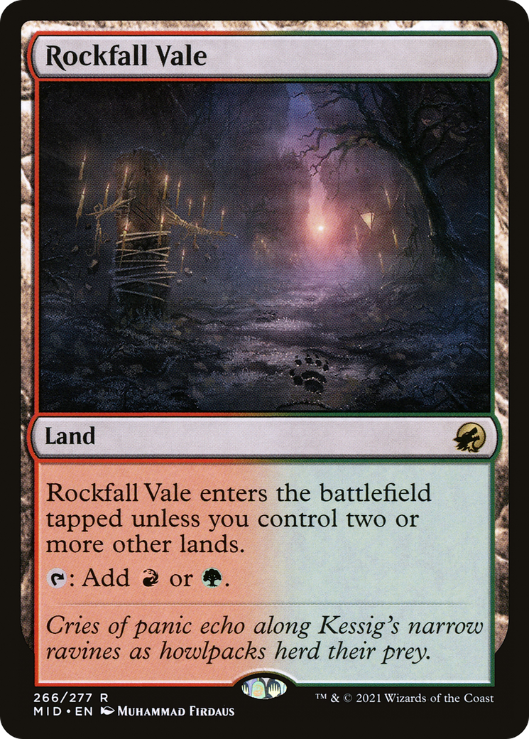 Rockfall Vale [Innistrad: Midnight Hunt] | Grognard Games