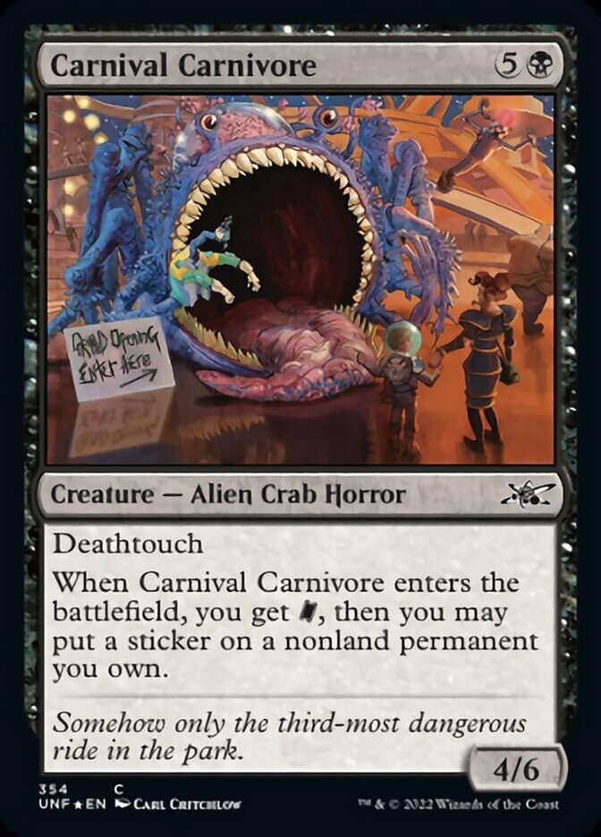 Carnival Carnivore (Galaxy Foil) [Unfinity] | Grognard Games