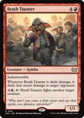 Brash Taunter [Duskmourn: House of Horror Commander] | Grognard Games