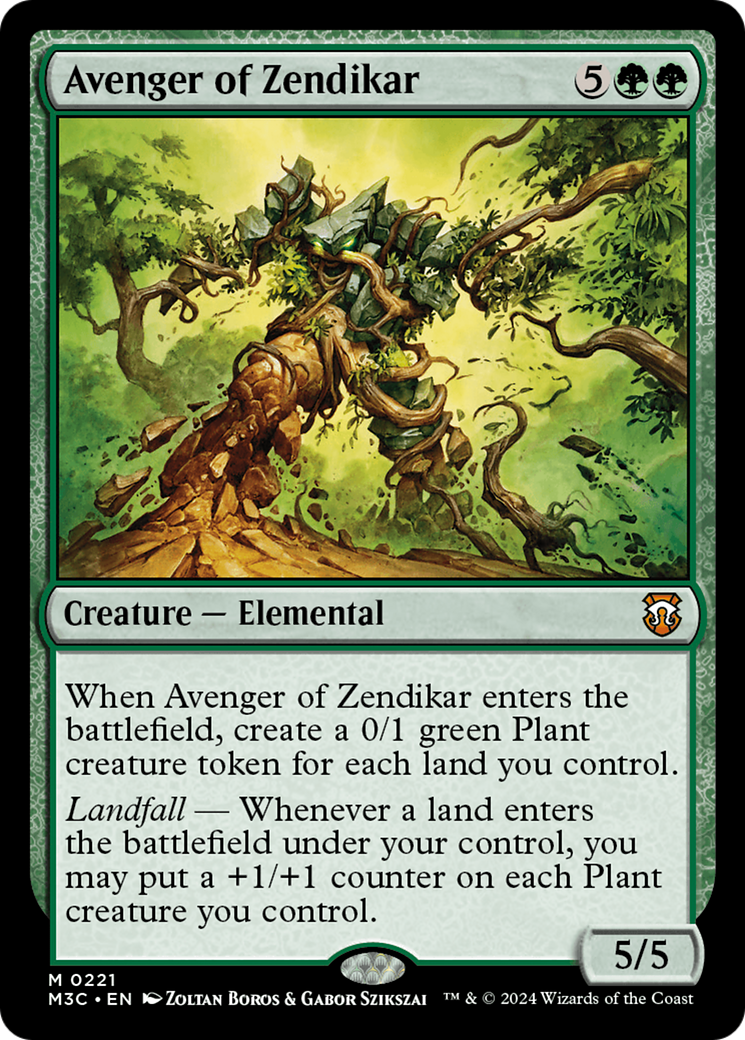 Avenger of Zendikar (Ripple Foil) [Modern Horizons 3 Commander] | Grognard Games