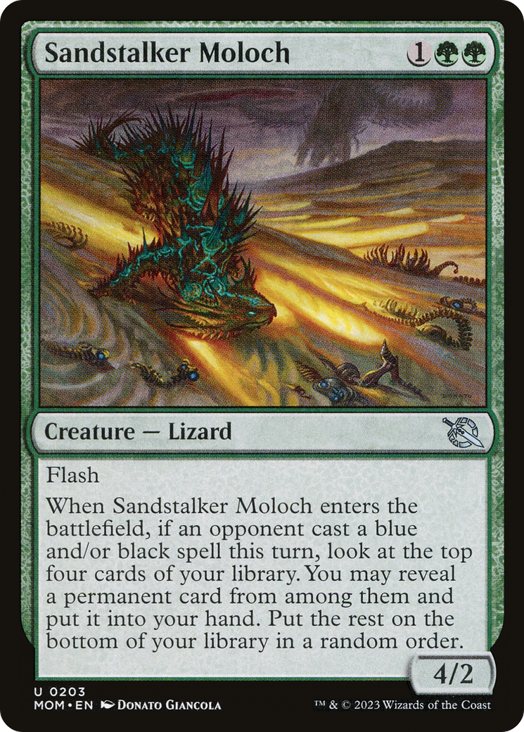 Sandstalker Moloch [March of the Machine] | Grognard Games