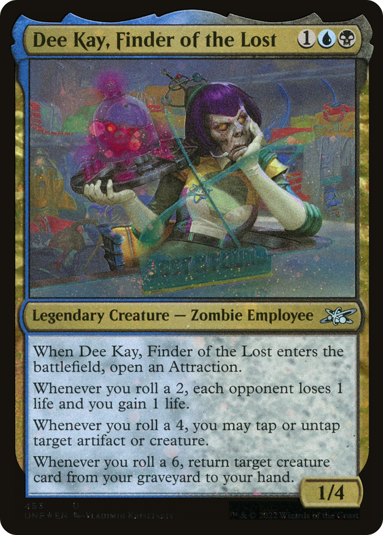 Dee Kay, Finder of the Lost (Galaxy Foil) [Unfinity] | Grognard Games