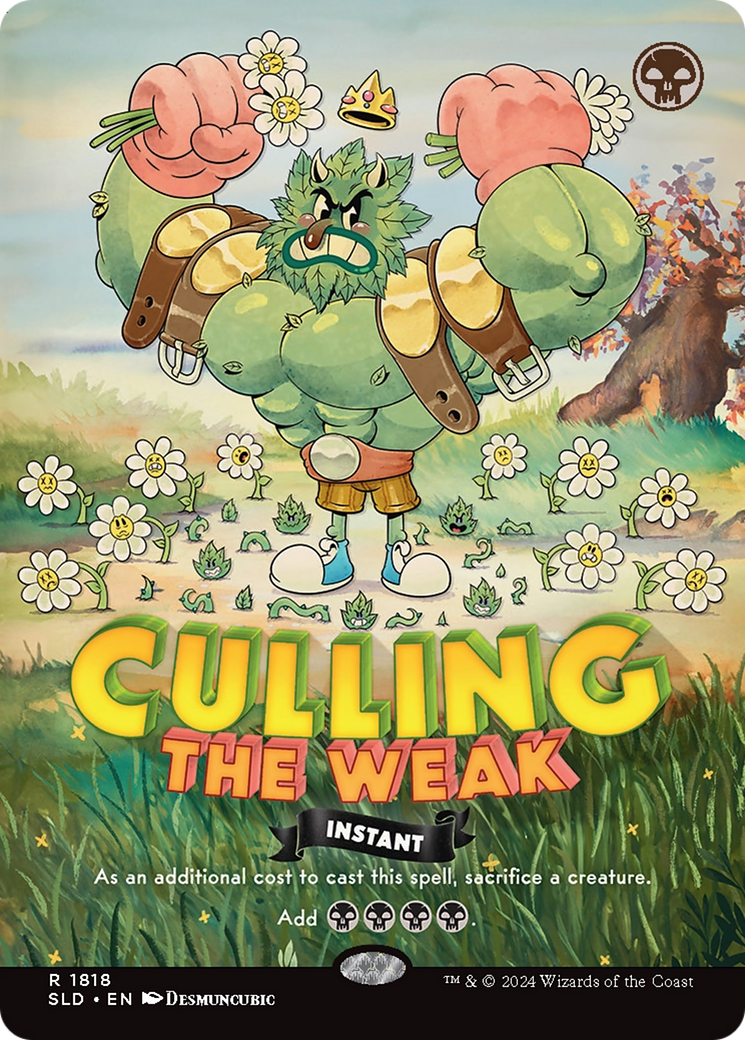 Culling the Weak (SLD-1818) - Secret Lair Drop (Borderless) | Grognard Games