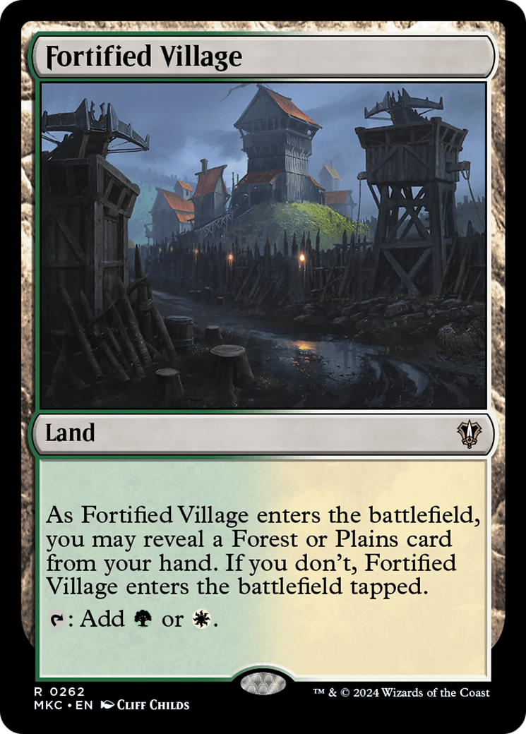 Fortified Village [Murders at Karlov Manor Commander] | Grognard Games