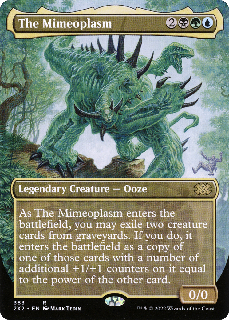 The Mimeoplasm (Borderless Alternate Art) [Double Masters 2022] | Grognard Games