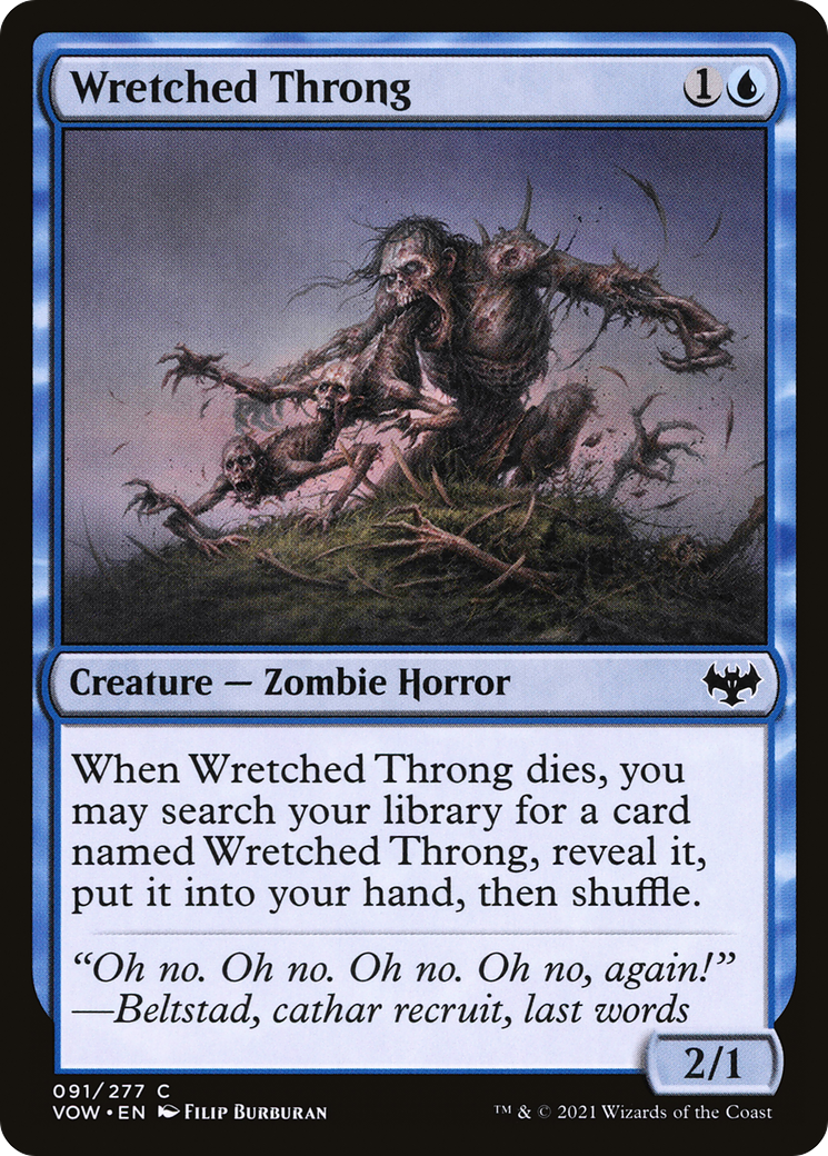 Wretched Throng [Innistrad: Crimson Vow] | Grognard Games