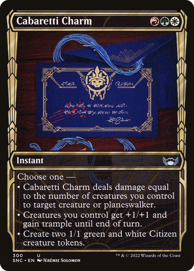 Cabaretti Charm (Showcase Golden Age) [Streets of New Capenna] | Grognard Games