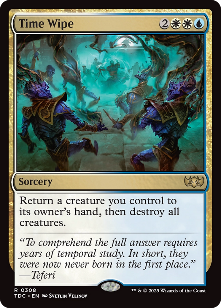 Time Wipe [Tarkir: Dragonstorm Commander] | Grognard Games