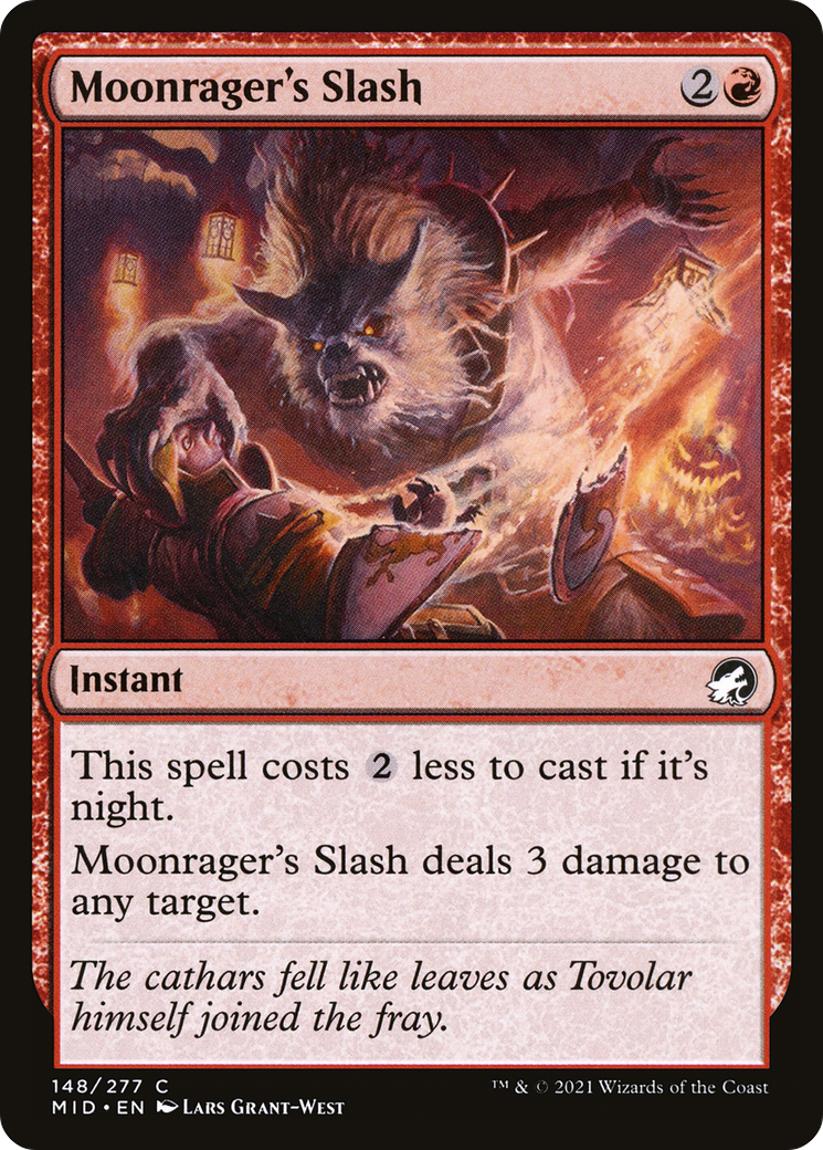 Moonrager's Slash [Innistrad: Midnight Hunt] | Grognard Games