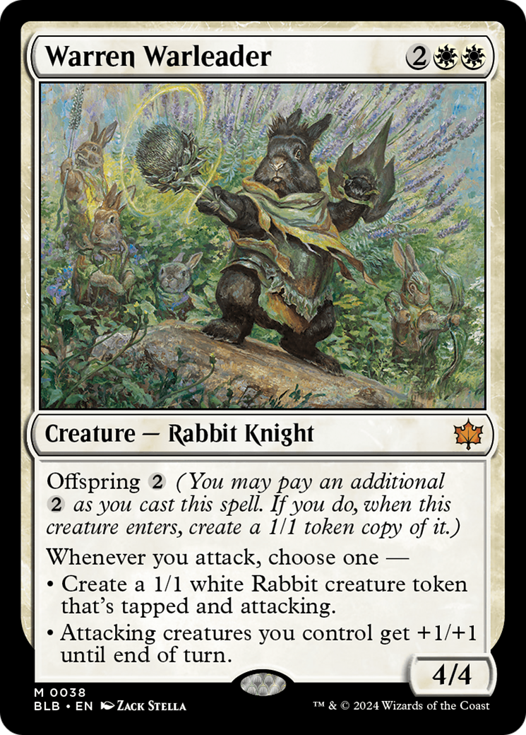 Warren Warleader [Bloomburrow] | Grognard Games