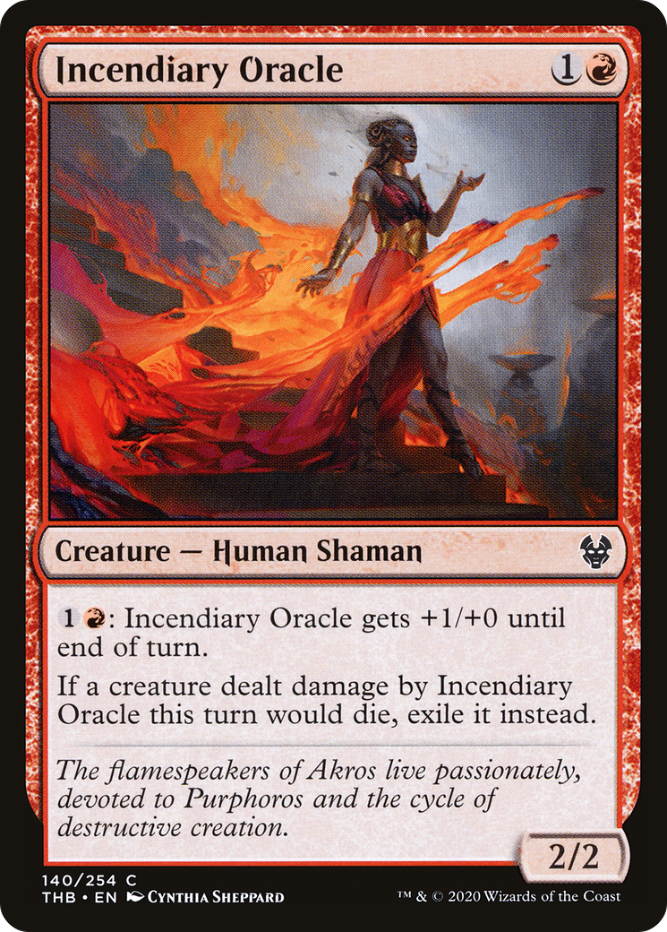 Incendiary Oracle [Theros Beyond Death] | Grognard Games
