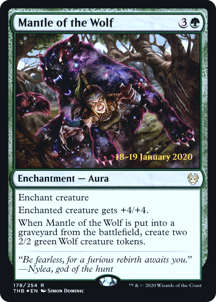Mantle of the Wolf [Theros Beyond Death Prerelease Promos] | Grognard Games