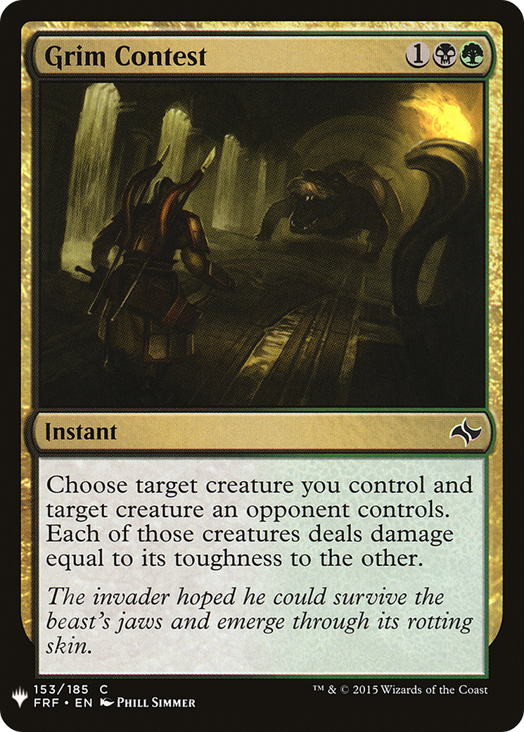 Grim Contest [Mystery Booster] | Grognard Games