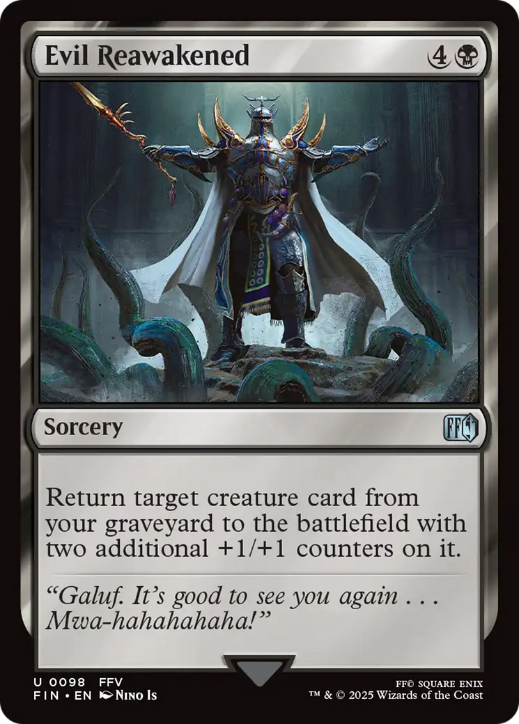 Evil Reawakened (FIN-098) - FINAL FANTASY Foil | Grognard Games