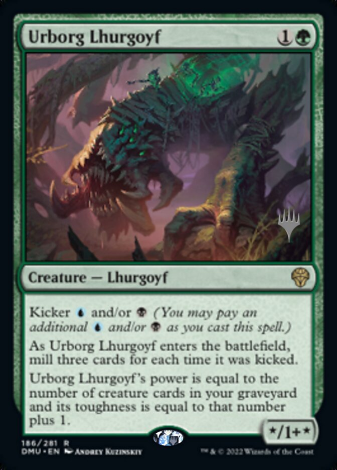 Urborg Lhurgoyf (Promo Pack) [Dominaria United Promos] | Grognard Games