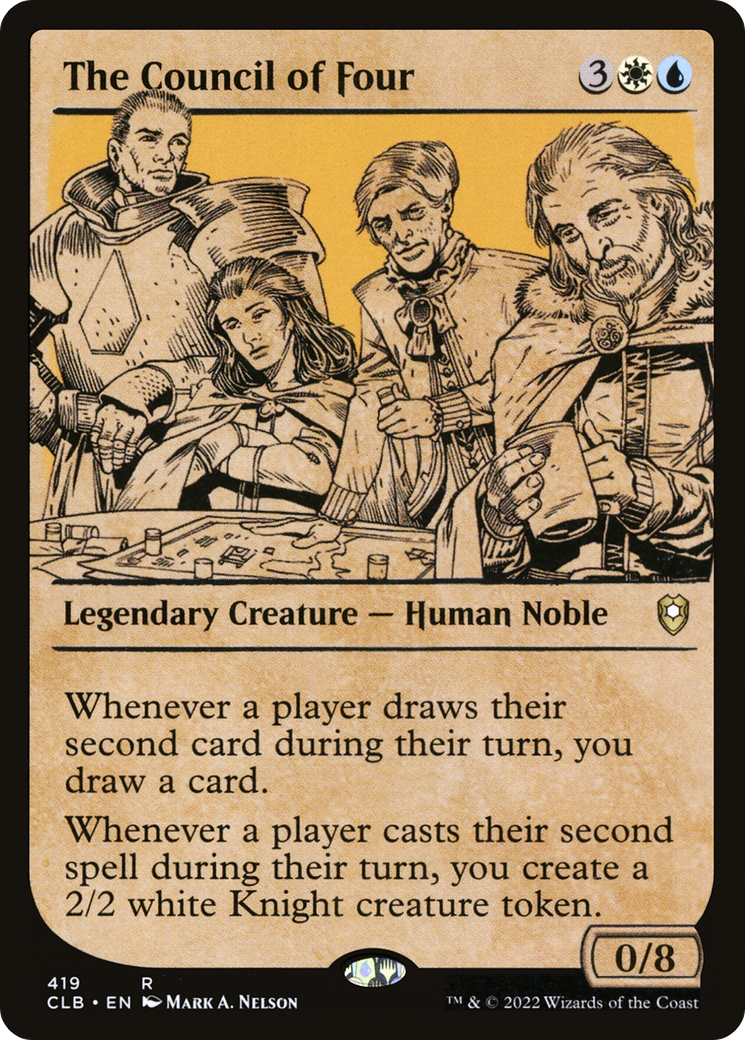 The Council of Four (Showcase) [Commander Legends: Battle for Baldur's Gate] | Grognard Games