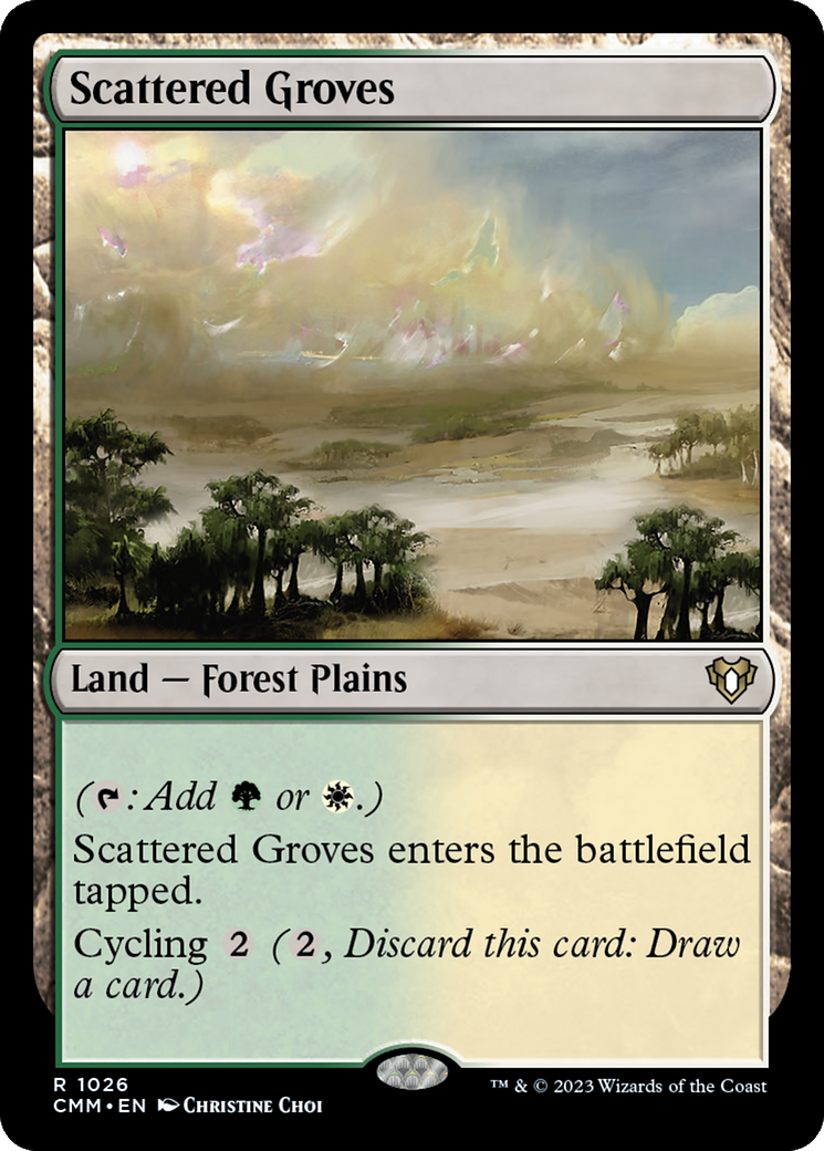 Scattered Groves [Commander Masters] | Grognard Games