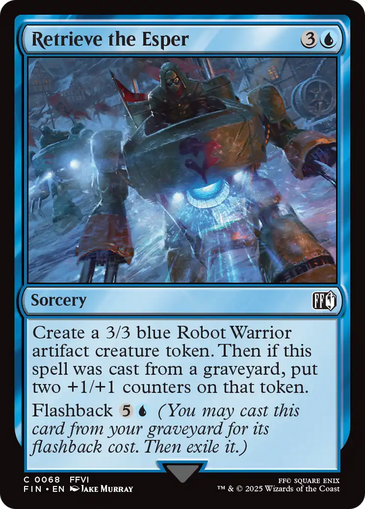 Retrieve the Esper (FIN-068) - FINAL FANTASY Foil | Grognard Games