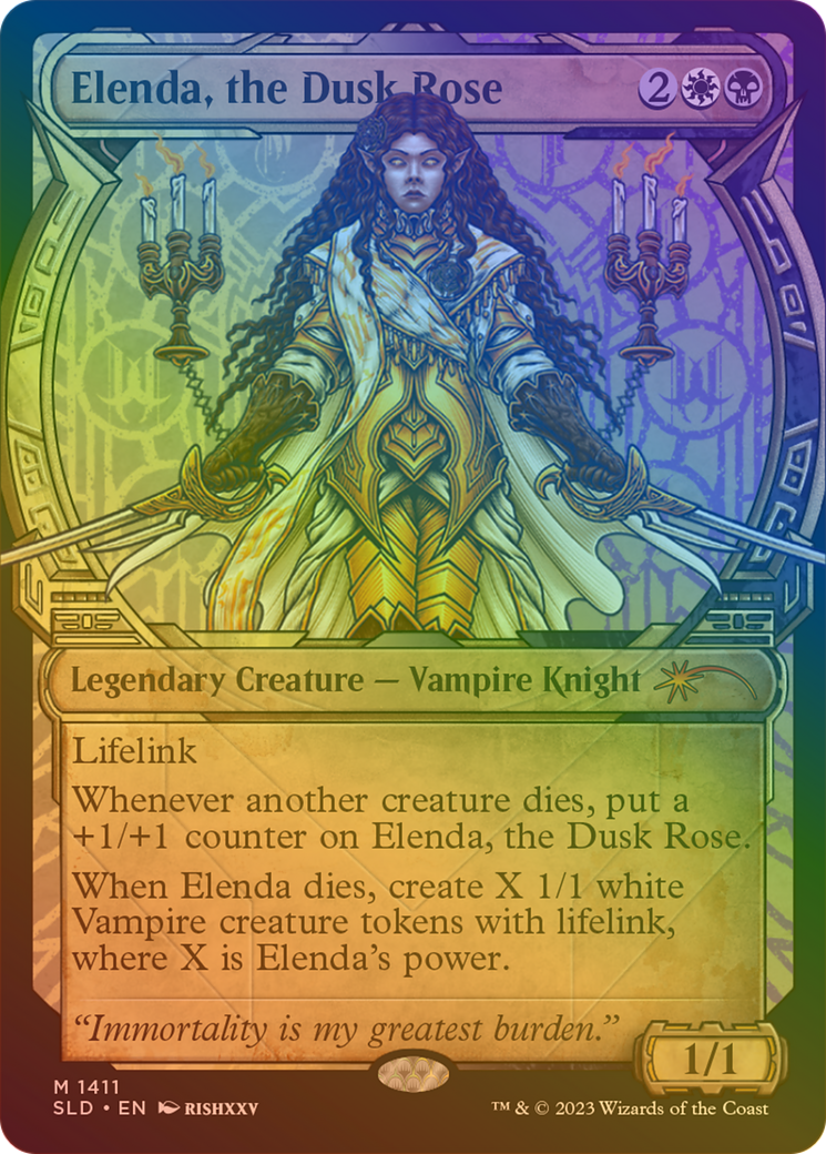 Elenda, the Dusk Rose (Rainbow Foil) [Secret Lair Drop Series] | Grognard Games