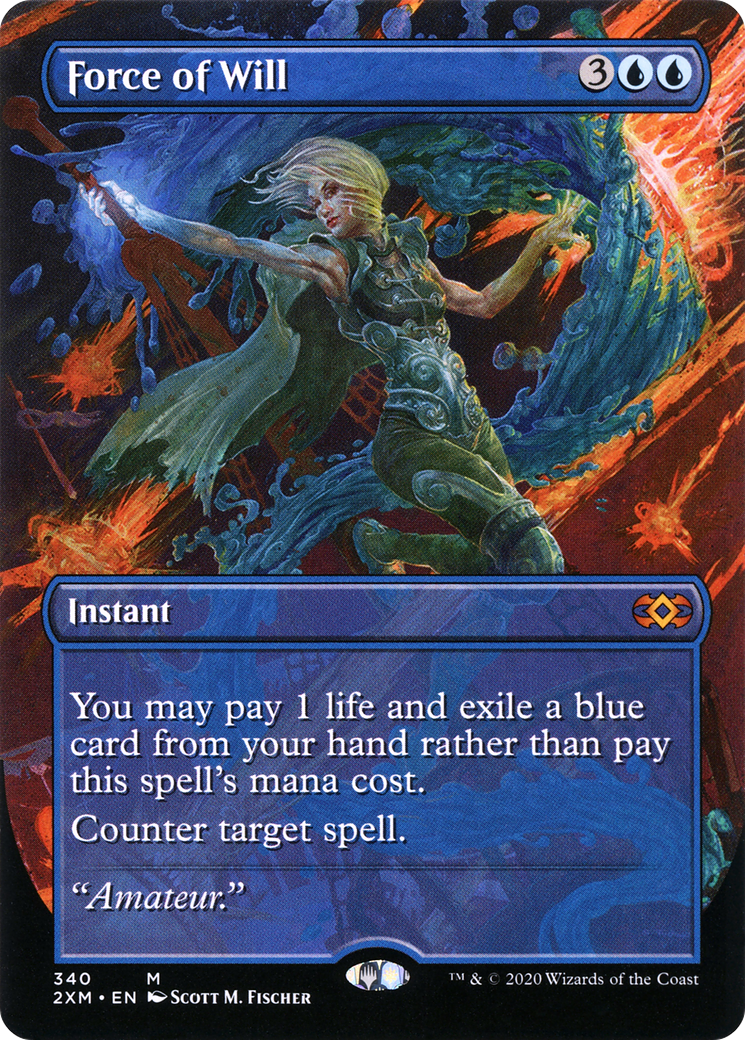 Force of Will (Toppers) [Double Masters Extended Art] | Grognard Games