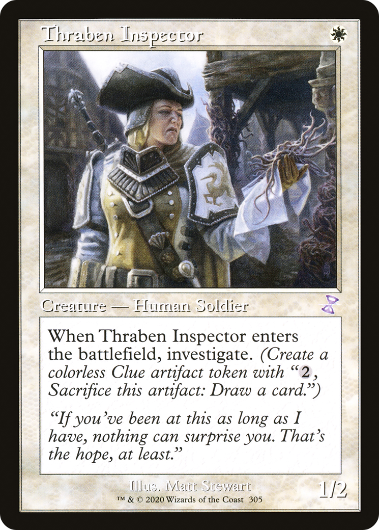 Thraben Inspector (Timeshifted) [Time Spiral Remastered] | Grognard Games