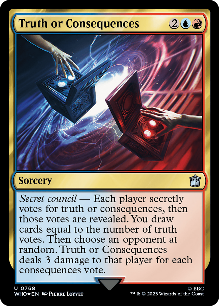 Truth or Consequences (Surge Foil) [Doctor Who] | Grognard Games