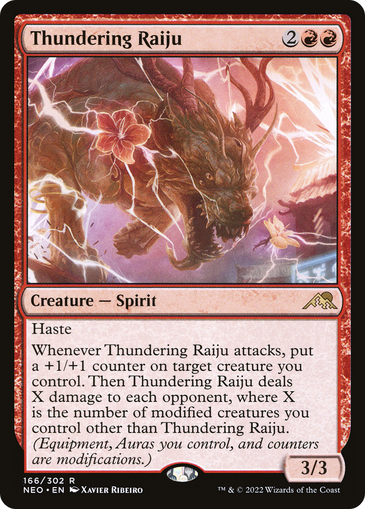 Thundering Raiju [Kamigawa: Neon Dynasty] | Grognard Games