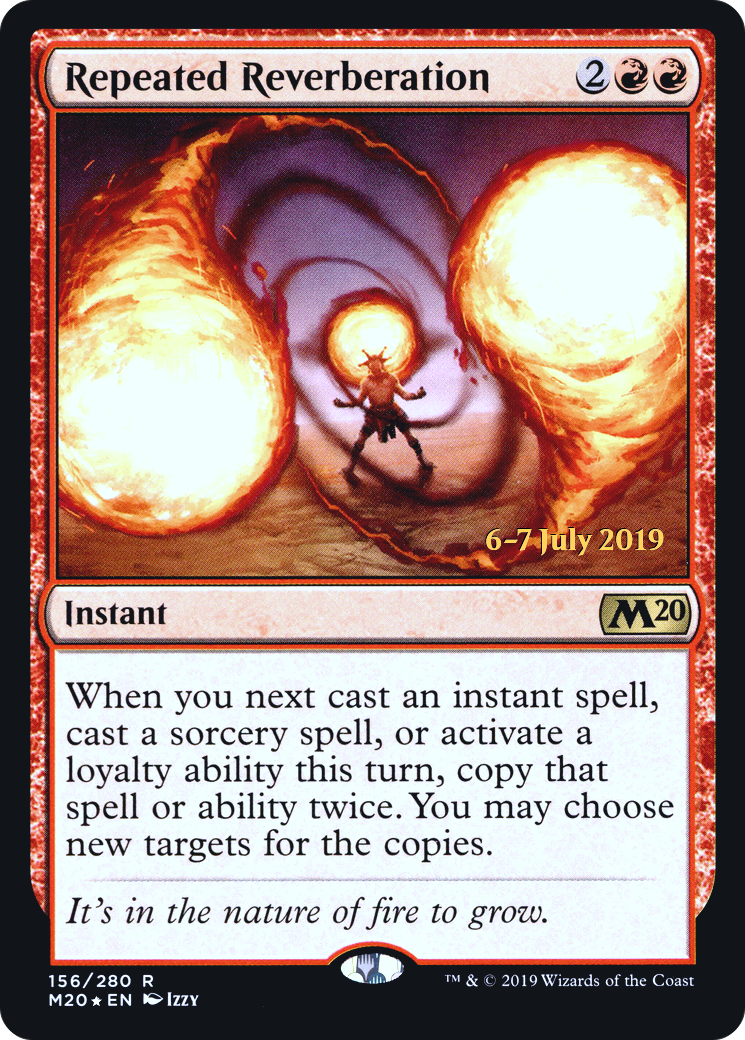 Repeated Reverberation  [Core Set 2020 Prerelease Promos] | Grognard Games
