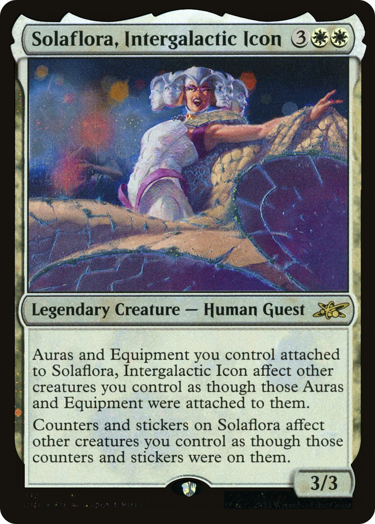 Solaflora, Intergalactic Icon (Galaxy Foil) [Unfinity] | Grognard Games