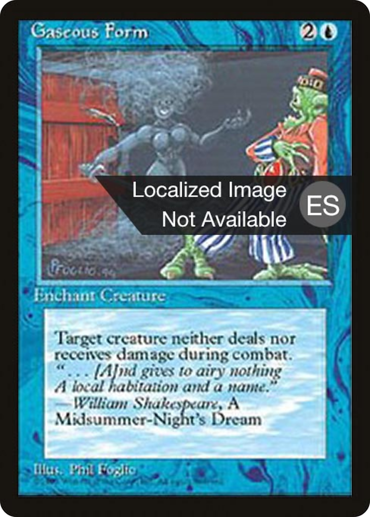 Gaseous Form [Fourth Edition (Foreign Black Border)] | Grognard Games