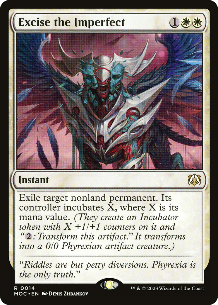Excise the Imperfect [March of the Machine Commander] | Grognard Games