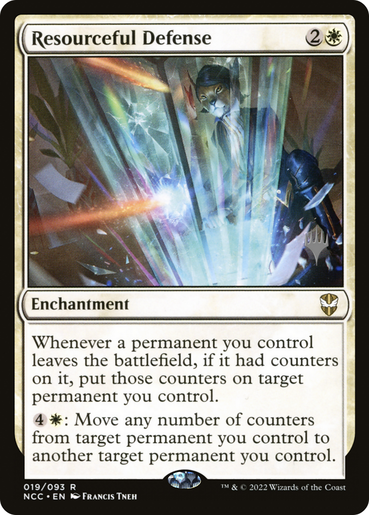 Resourceful Defense (Promo Pack) [Streets of New Capenna Commander Promos] | Grognard Games
